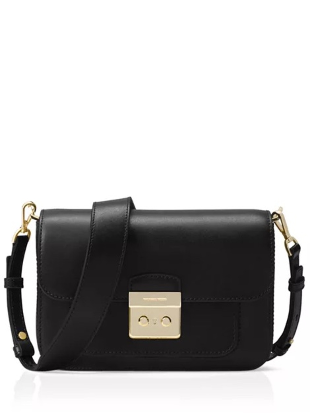Michael Kors Sloan Editor Leather Shoulder Bag Black ⭐️ NWT ⭐️